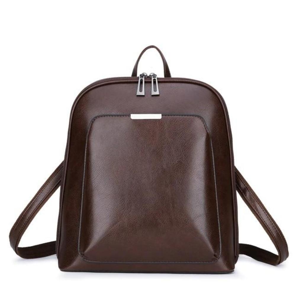 Classic Double-Zip Backpack – Schlankes Design