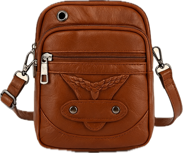 Vellana – Vintage-Eleganz | Umhängetasche aus Leder