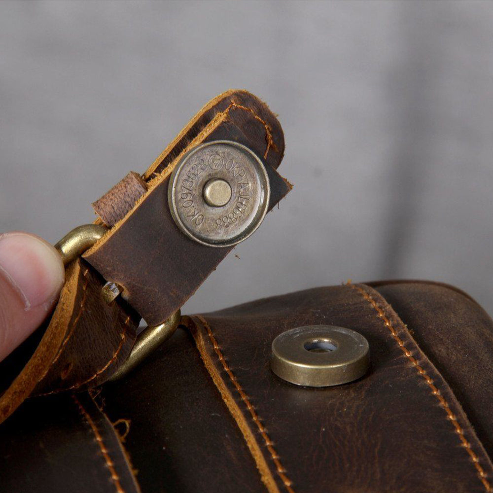 Jason – Premium-Lederrucksack in Cognac-Farbe