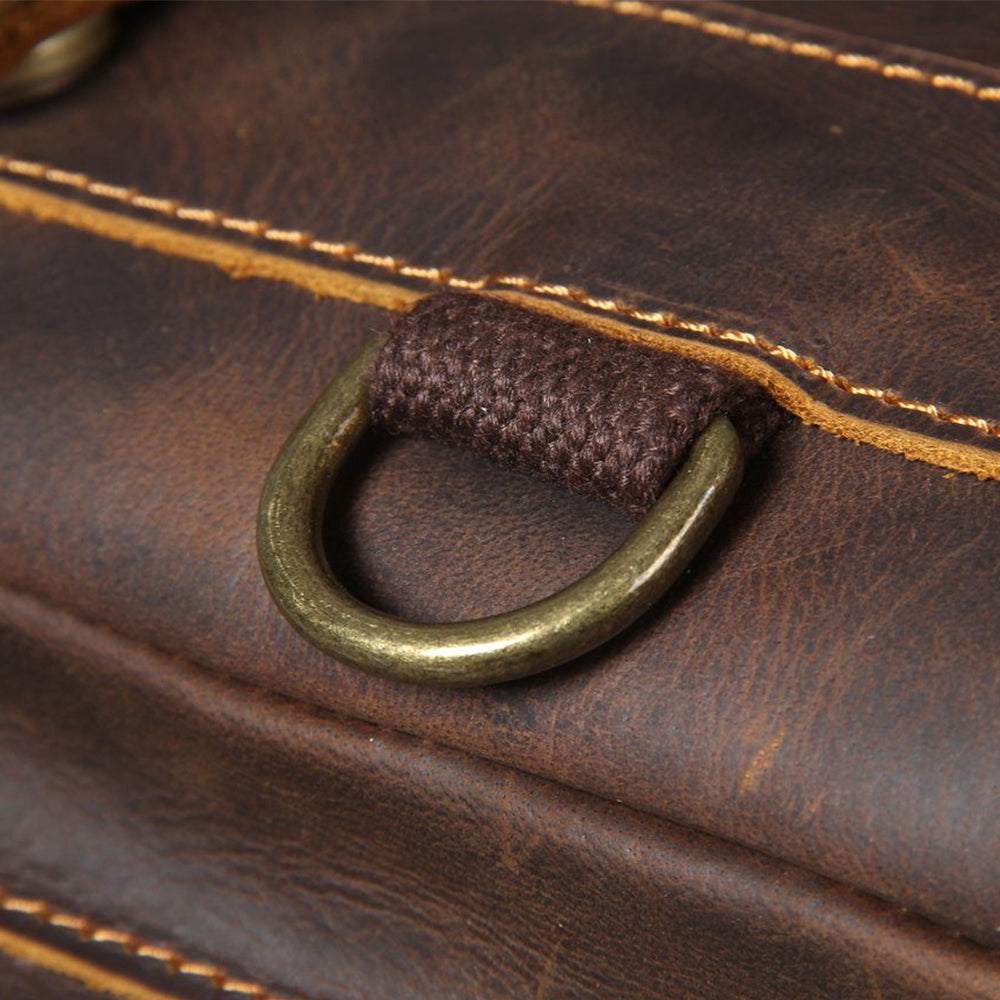 Jason – Premium-Lederrucksack in Cognac-Farbe