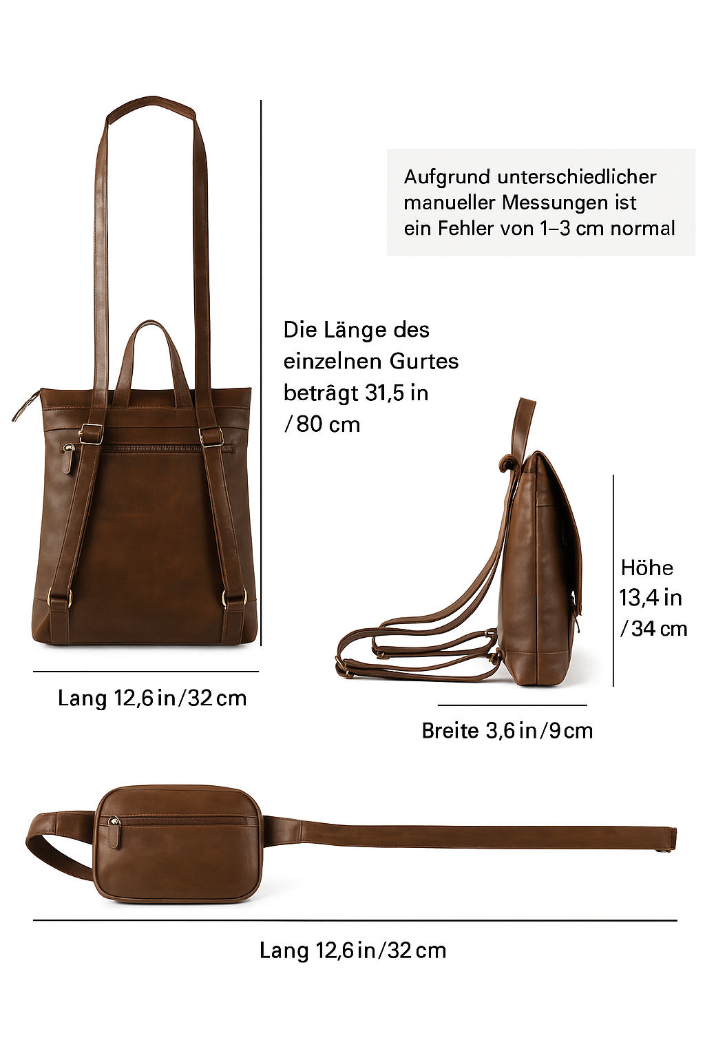 Harper Multifunktionaler Retro-Rucksack