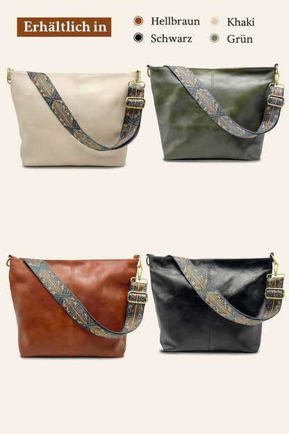 Chelseys Vintage Charme | Leder-Umhängetasche