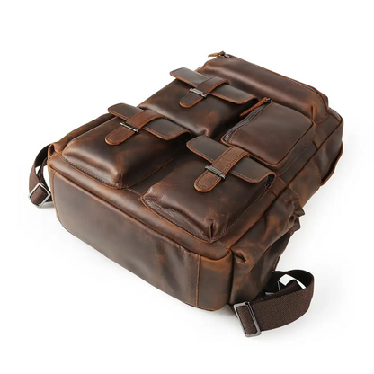 Kevin - Horse Leather Laptop Backpack