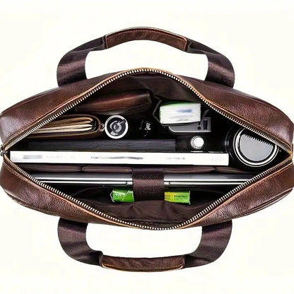 Jared – Umhängetasche aus Leder im Messenger-Stil