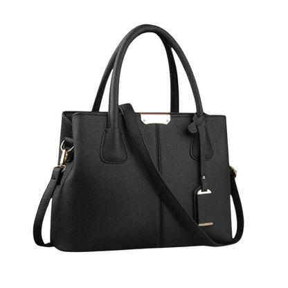 Selene - Elegant Structured Tote Handbag With Detachable Shoulder Strap