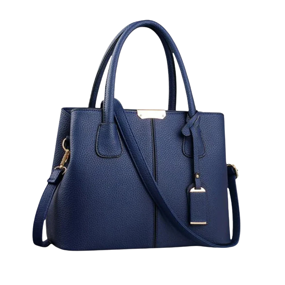 Selene - Elegant Structured Tote Handbag With Detachable Shoulder Strap