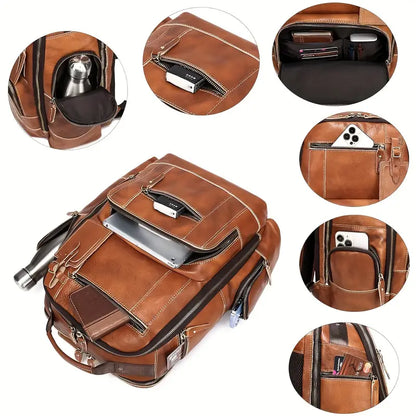 George - Classic Men’s Leather Backpack
