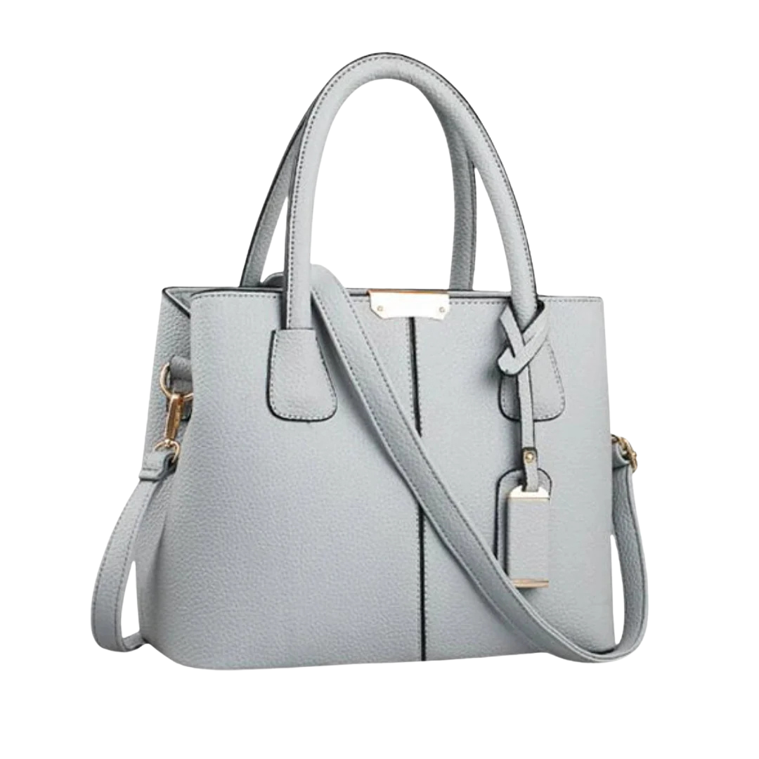 Selene - Elegant Structured Tote Handbag With Detachable Shoulder Strap