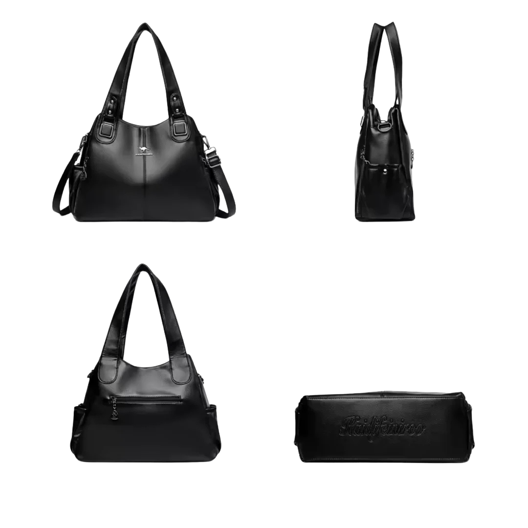 Isla - Classic Double Handle Tote Shoulder Bag