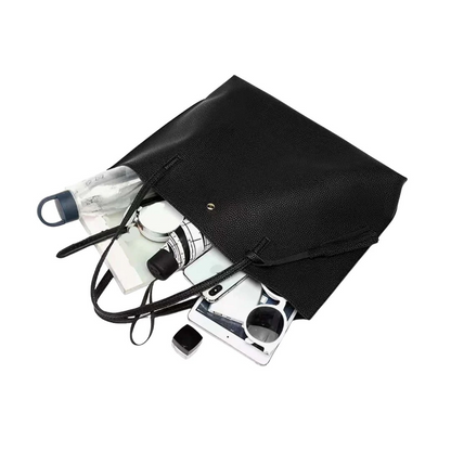 Tessa - Classic Large Tote Shoulder Bag With Tassel Detail