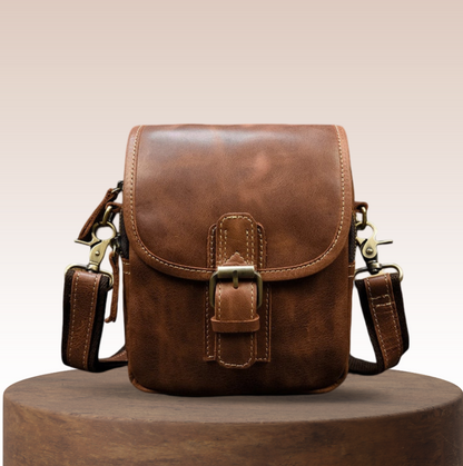 Zachary - Genuine Leather Shoulder Bag for Men