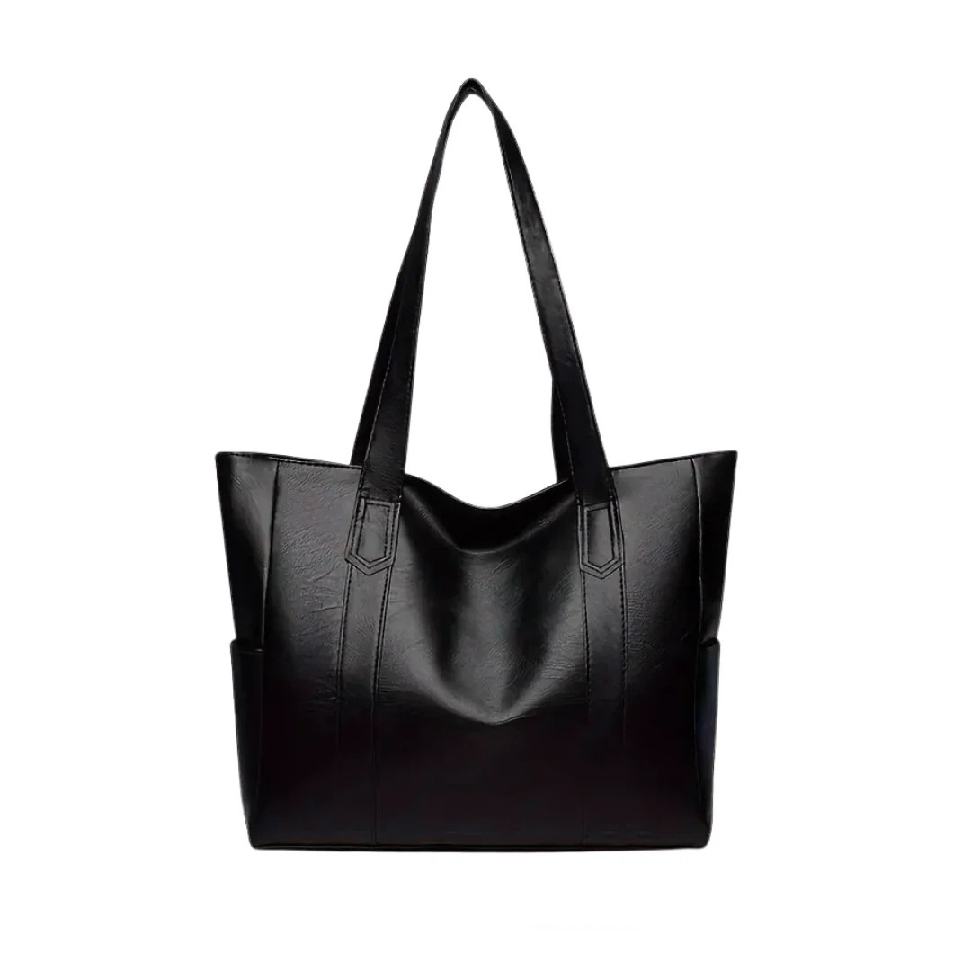 Elena - Classic Large Tote Handbag With Sleek Design