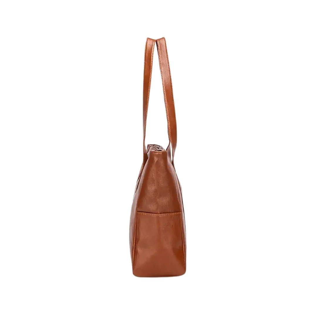 Elena - Classic Large Tote Handbag With Sleek Design