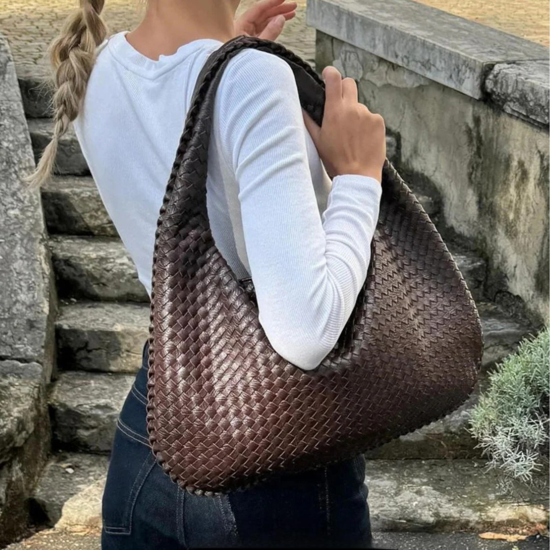 Siena - Classic Woven Hobo Shoulder Bag