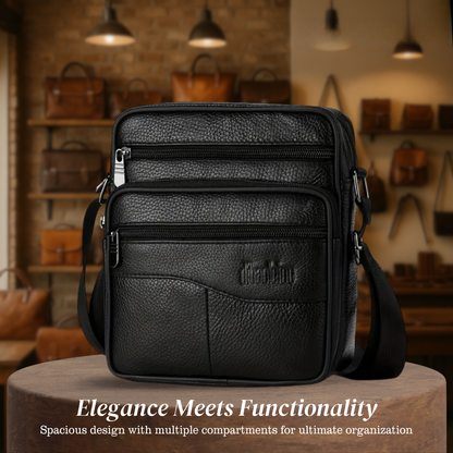 Carter - Leather Multifunctional Shoulder Bag for Men