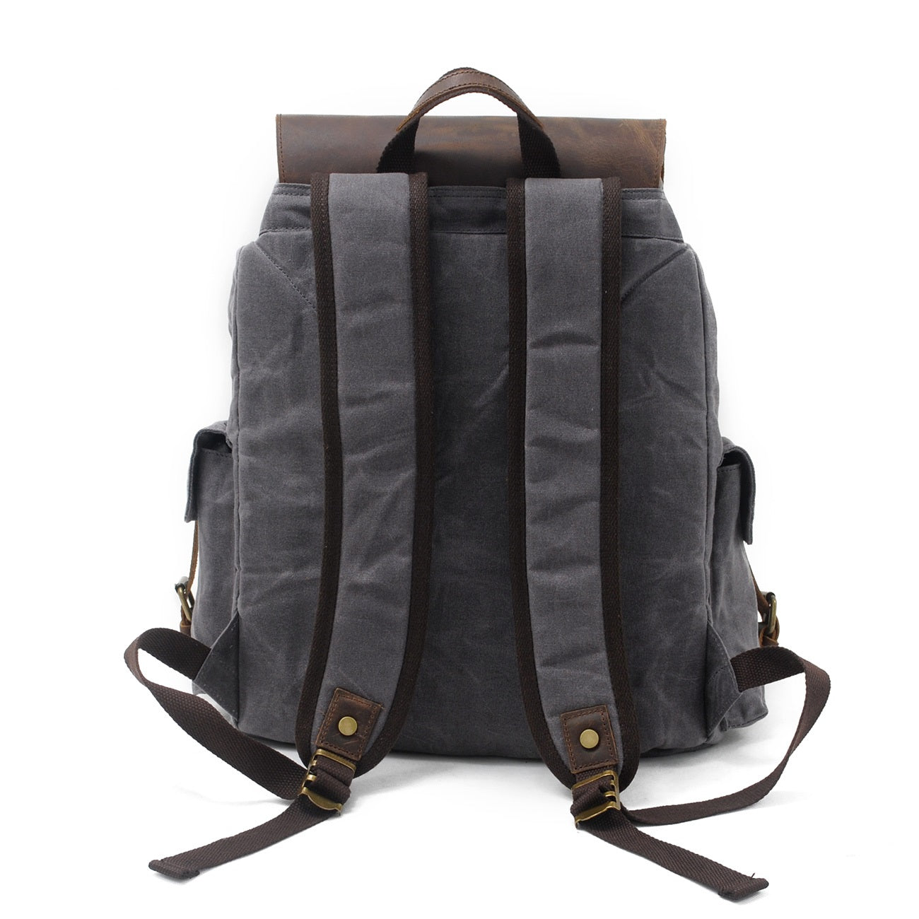 Jacob – Vintage-Rucksack aus gewachstem Canvas