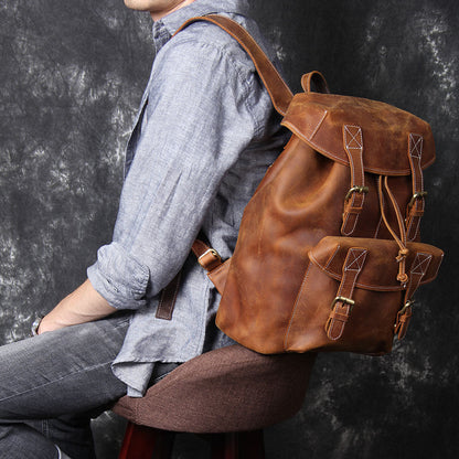 Jeffrey – Klassischer und robuster Lederrucksack
