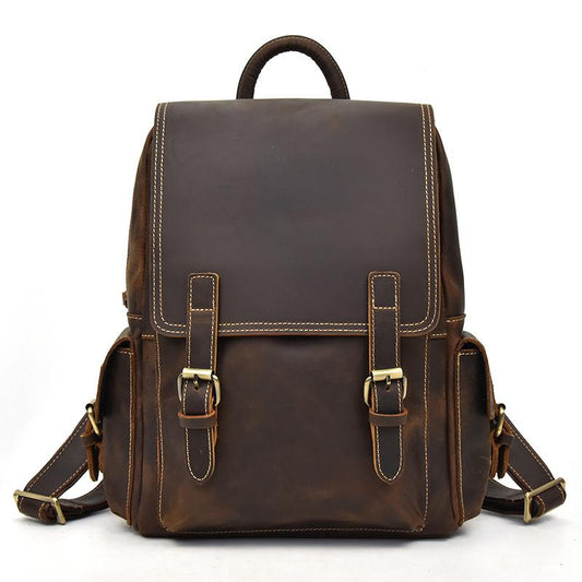 Nathan - Water-Resistant Leather Rucksack