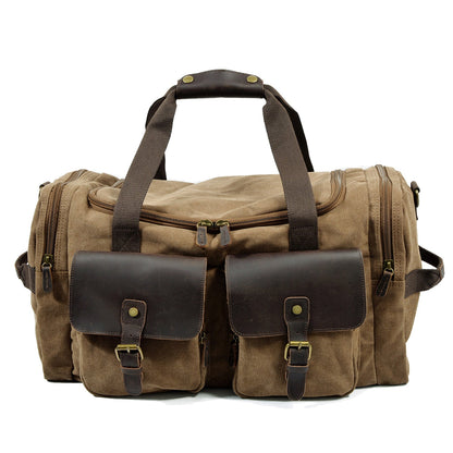David - Mens Canvas Leather Duffle Bags