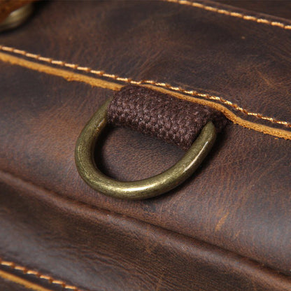 Jason – Premium-Lederrucksack in Cognac-Farbe