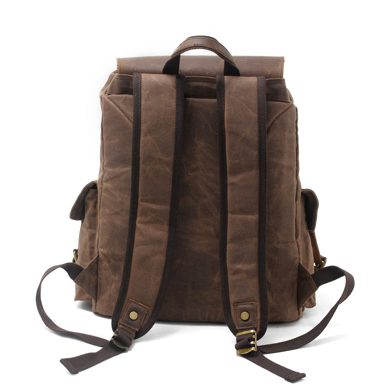 Jacob – Vintage-Rucksack aus gewachstem Canvas