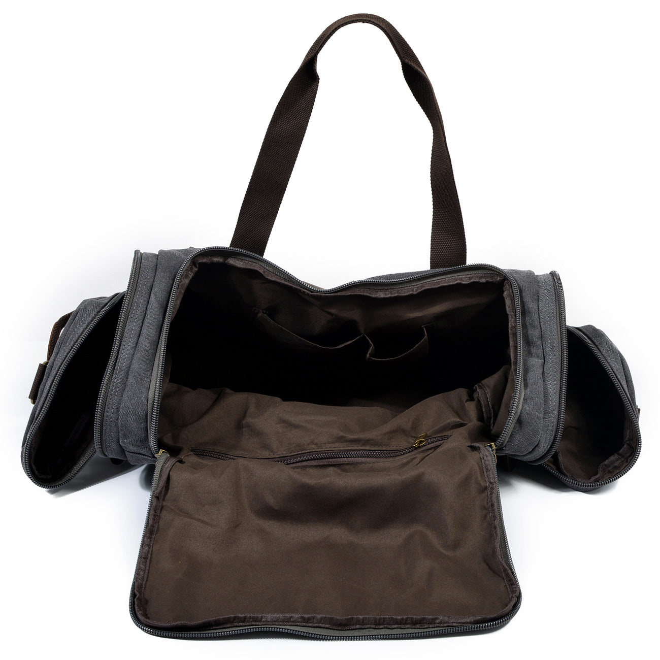 David - Mens Canvas Leather Duffle Bags