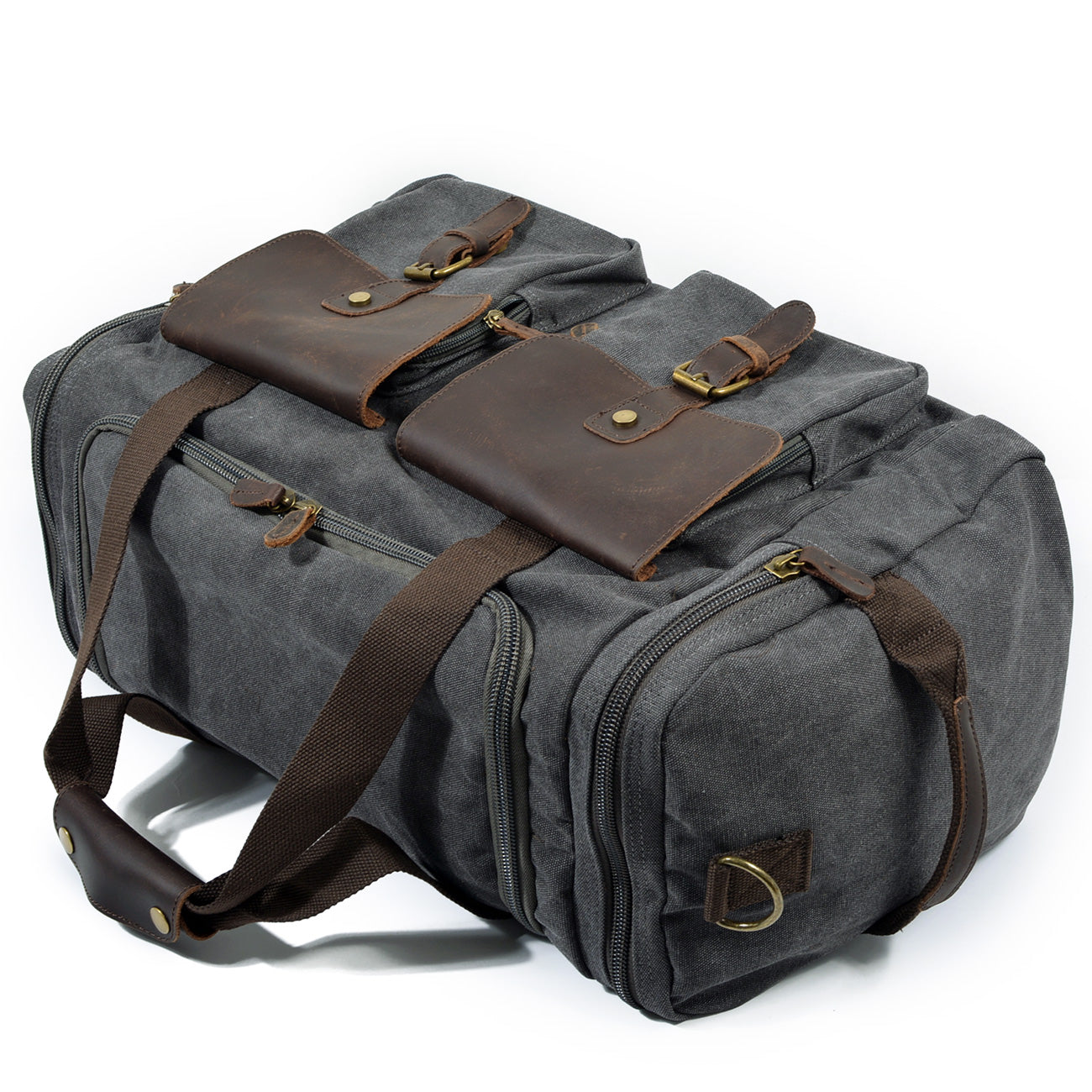 David - Mens Canvas Leather Duffle Bags