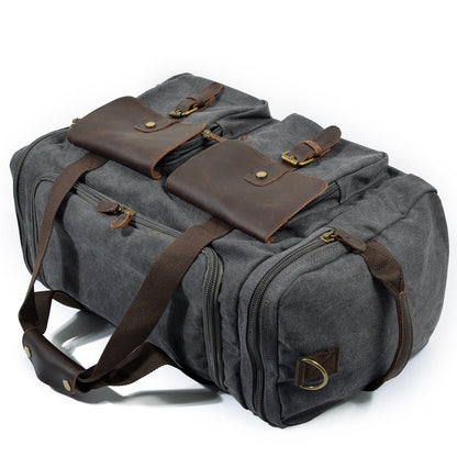 David - Mens Canvas Leather Duffle Bags
